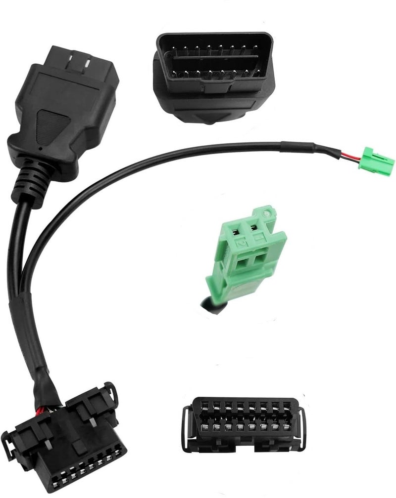 AUGREX كابل تجاوز بوابة الأمان عالية الدقة OBD 2، حزام كشف كابل الطاقة OBD-ii OBD-2 مناسب لذاكرة دودج كومينز 1500 2500 2018 2019 2020 2021 - Image 1